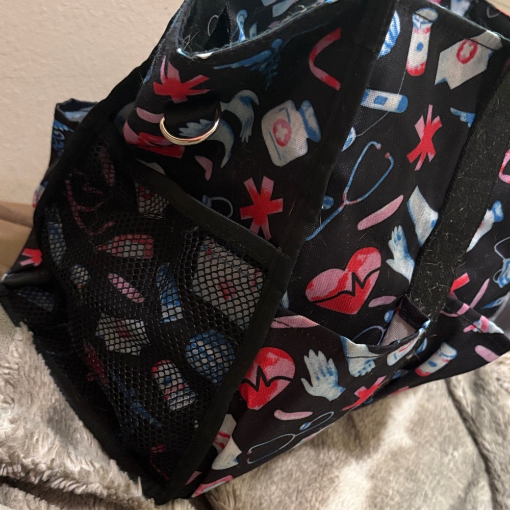 Trendy Black and Pink work bag - Picture 4 of 4